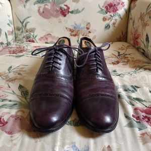 Dark burgundy Cole Haan Oxfords